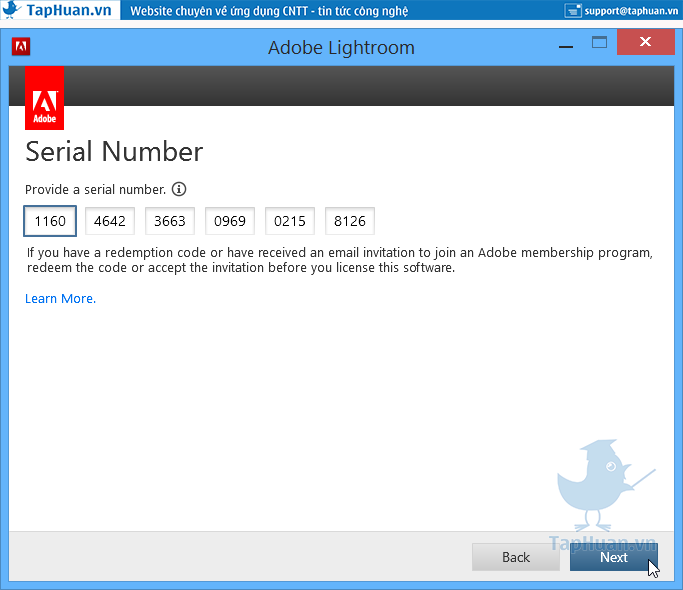 adobe lightroom 6 serial number